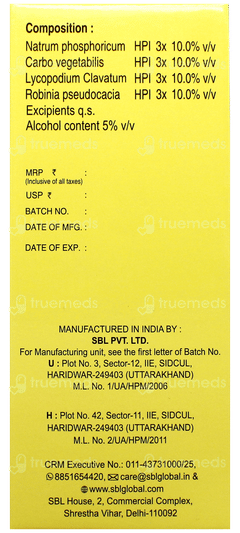 Sbl Nixocid Syrup 500Ml
